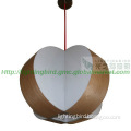 Elegant Modern Wooden  Pendant Lampe Corridor Wooden lamp Hotel